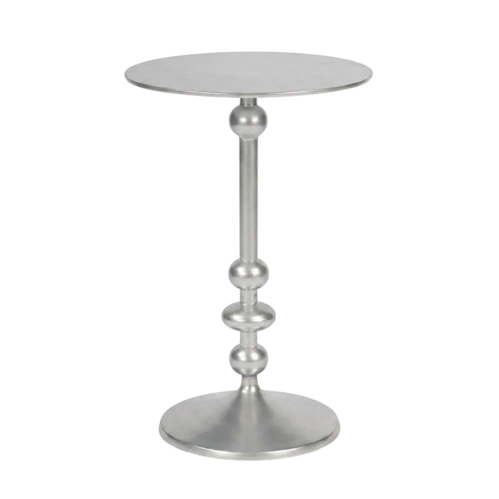 Butler Specialty - Zora Iron Pedestal Side Table - Silver price history on PriceWatchPro