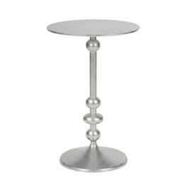 Butler Specialty - Zora Iron Pedestal Side Table - Silver