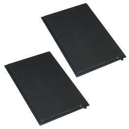 Farm Innovators - 19 x 13 In Heated Chicken Mat for Coops & Nesting Areas (2 Pack) - Black