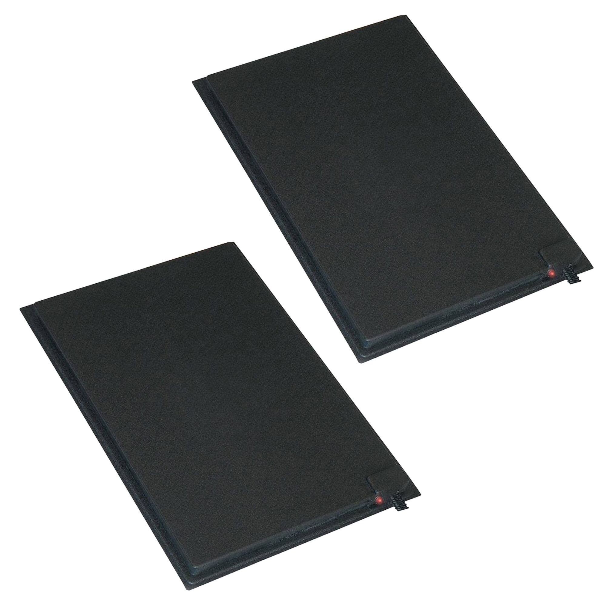 Front. Farm Innovators - Farm Innovators 19 x 13 In Heated Chicken Mat for Coops & Nesting Areas (2 Pack) - Black.