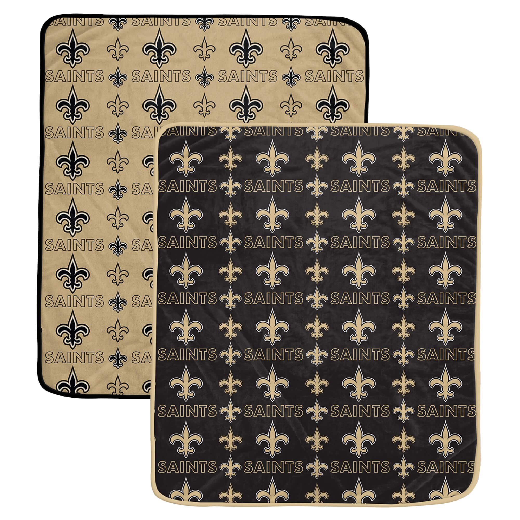 Pegasus - New Orleans Saints 60- x 70- Home & Away Two-Piece Blanket Set - Multicolor