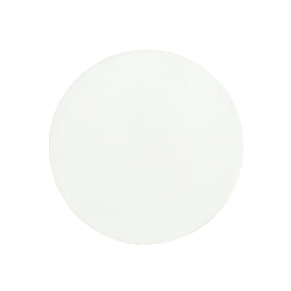 Alt View 5. Loheer - Loheer Outdoor Side Table Round Concrete End Table Antique White Lightweight MGO Patio Accent Furniture - Antique White.