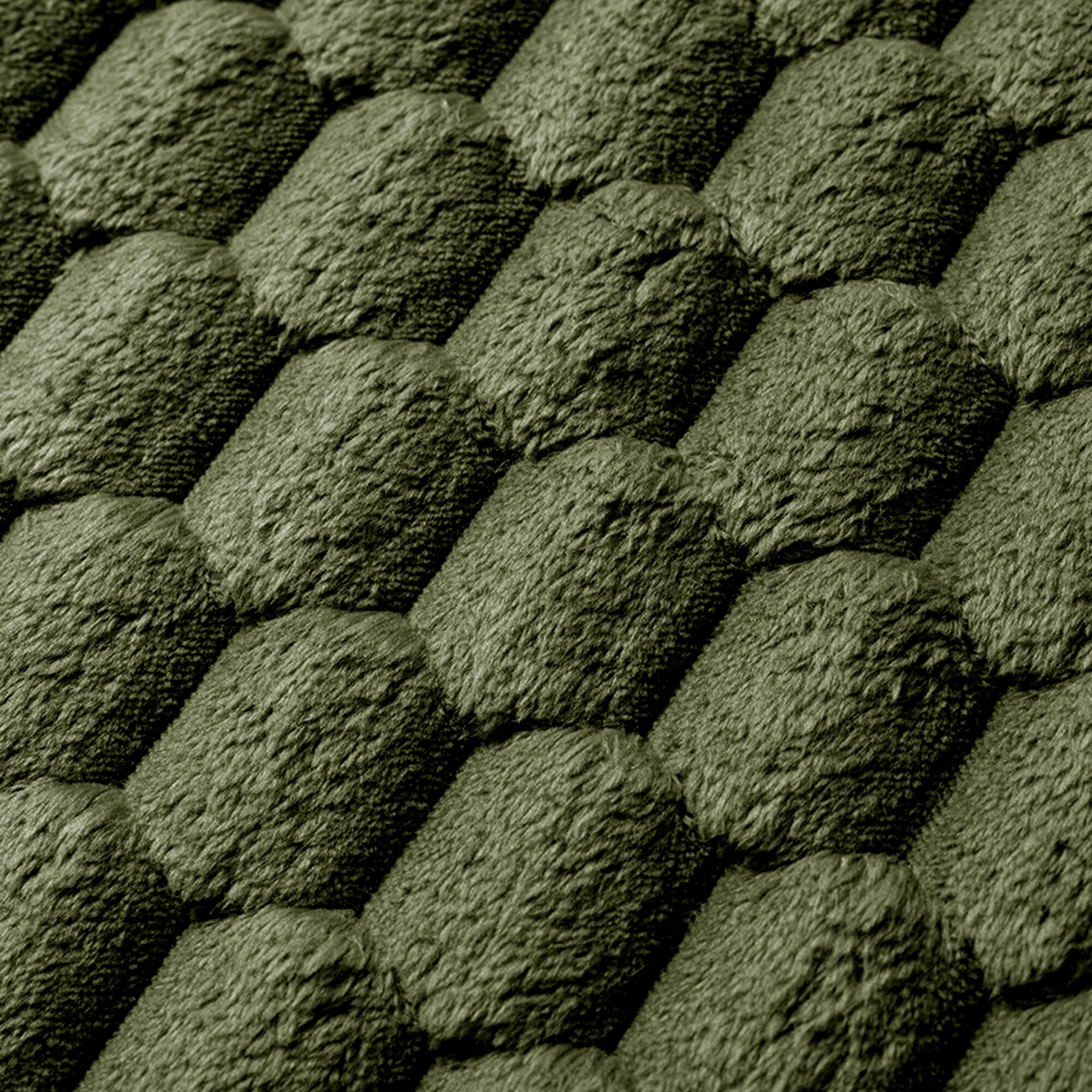 Alt View 1. KERDOM - Living Room Fluffy Plush Laydown Oversized Chair Bed Lounge Sofa, Sleeper Couch Bed With Storage Space Daybed For Office - Green.