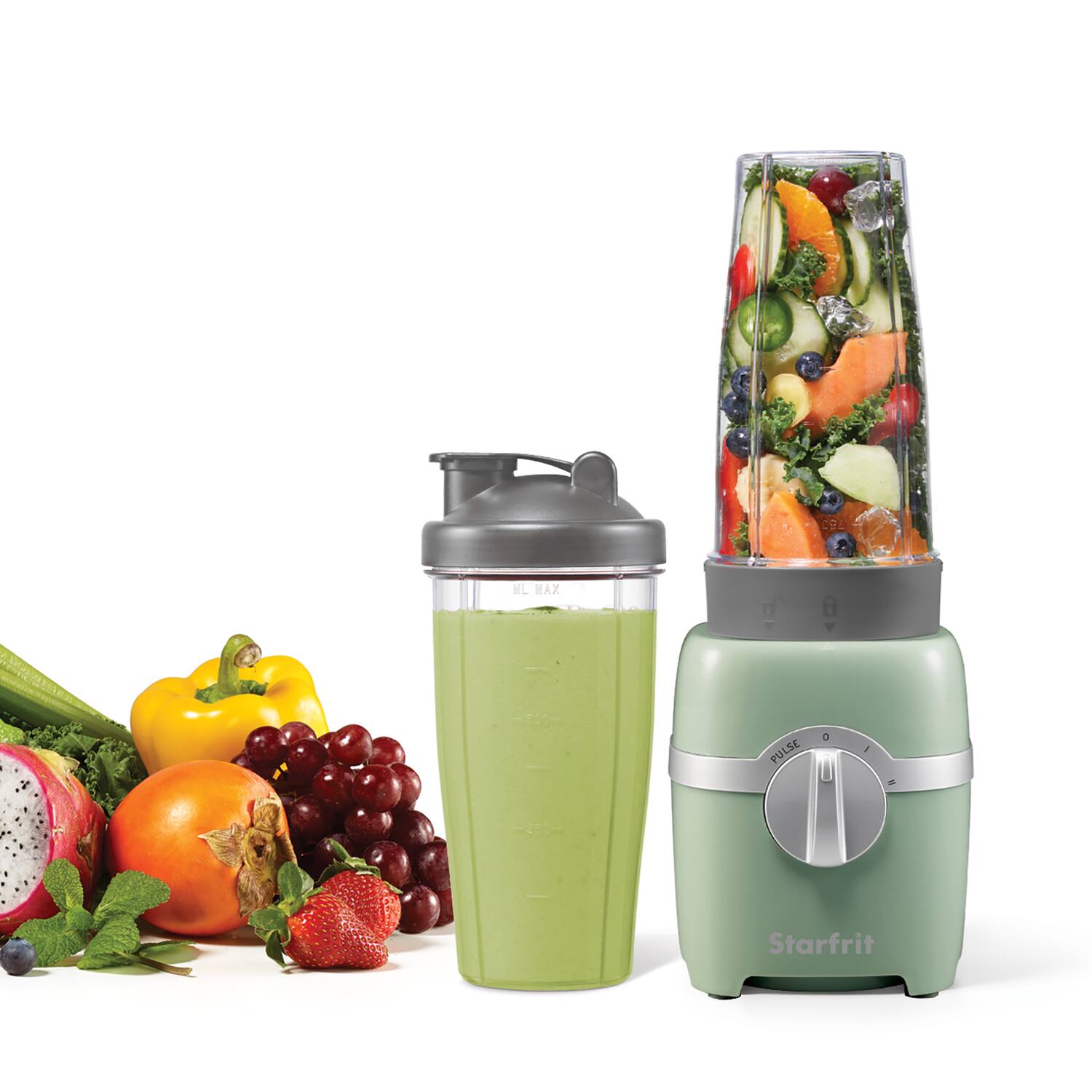 Starfrit 300 Watt 3 Speed Electric Personal Blender Sage 024323