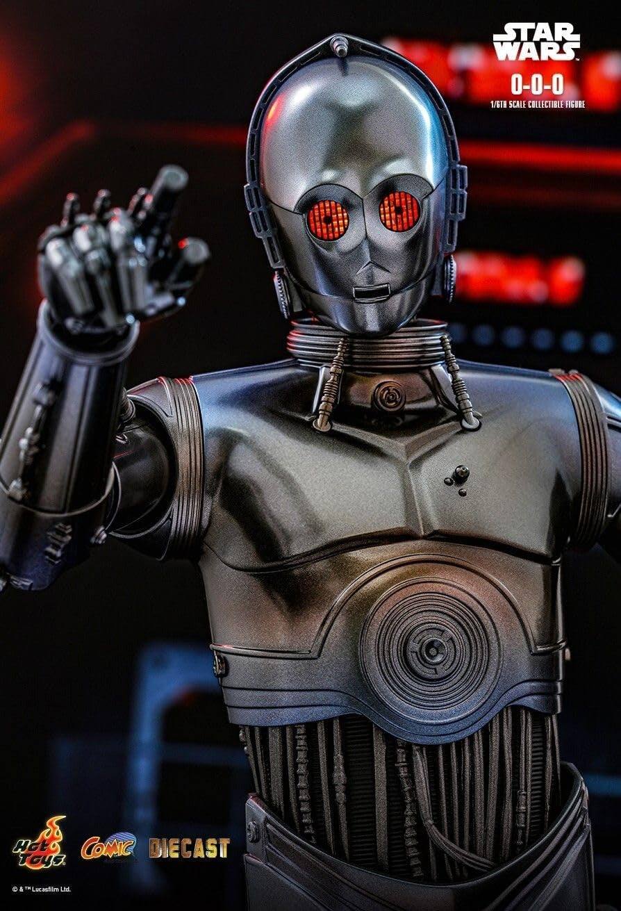 STAR WARS. 0-0-0 1/6TH SCALE COLLECTIBLE FIGURE. S Hot Toys COMIC DIECAST Toys. C & TM Lucasfilm Ltd