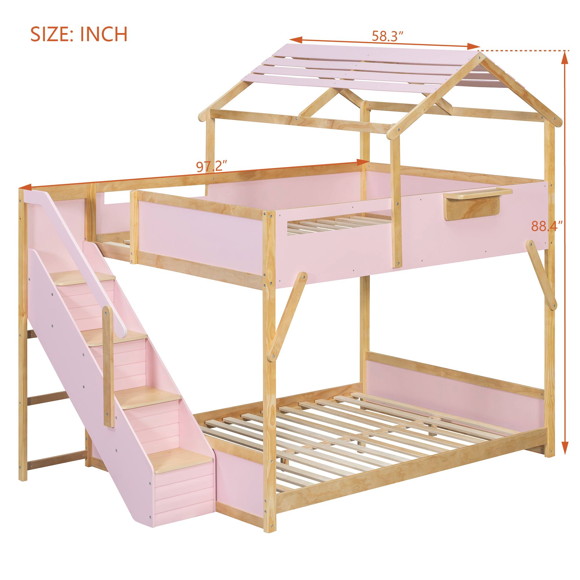 SIZE: INCH  
58.3" 97.2" 88.4"
