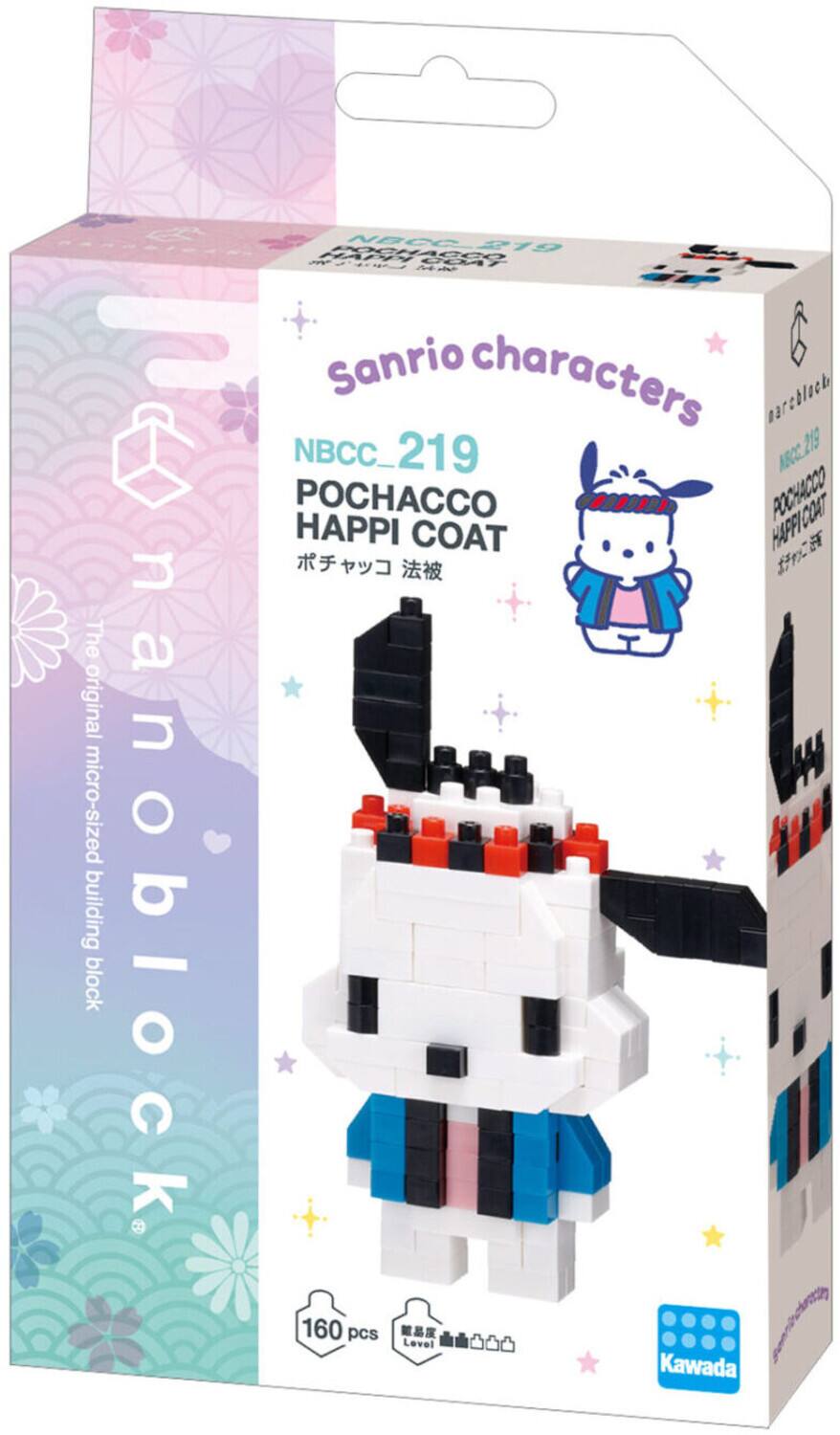 The original micro-sized building block nanoblock  
NBCC.219  
NBCC 219  
Sanrio characters  
narcblock  
NBCC_219  
POCHACCO HAPPICOAT  
POCHACCO COAT  
HAPPI COAT  
160 pcs  
Level Kawada