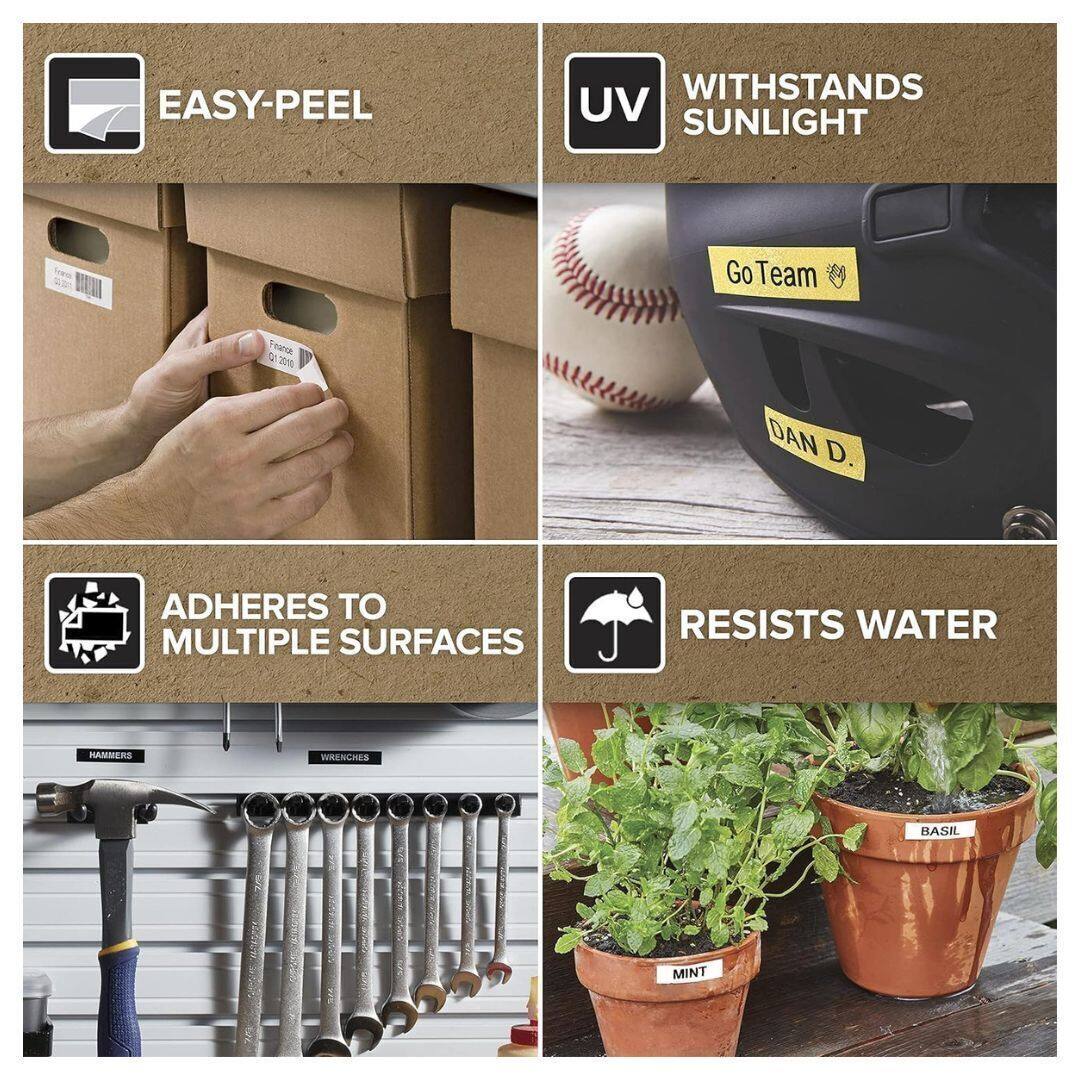 EASY-PEEL WITHSTANDS UV SUNLIGHT  
ADHERES TO MULTIPLE SURFACES  
RESISTS WATER  
HAMMERS WRENCHES  
BASIL MINT