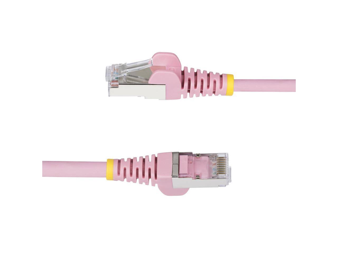 Alt View 4. StarTech.com - StarTech 5ft Pink CAT6a Ethernet Cable Model NLPN-5F-CAT6A-PATCH.