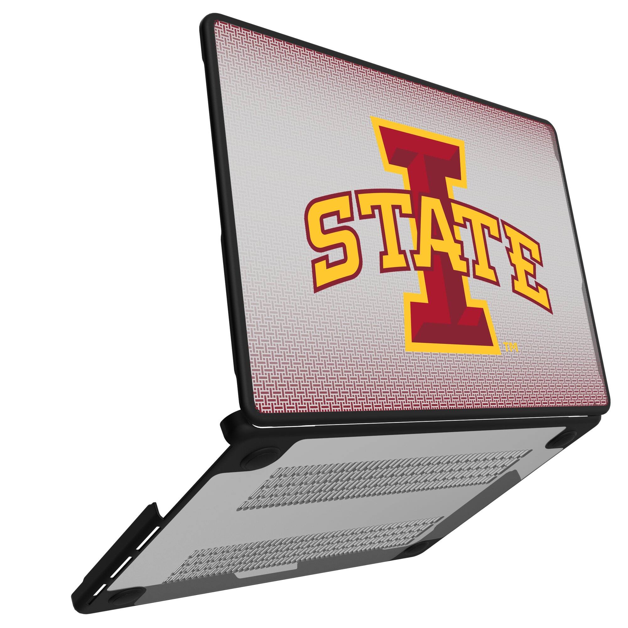 Alt View 1. Keyscaper - Iowa State Cyclones Linen MacBook Case - Air 15 in - Multicolor.