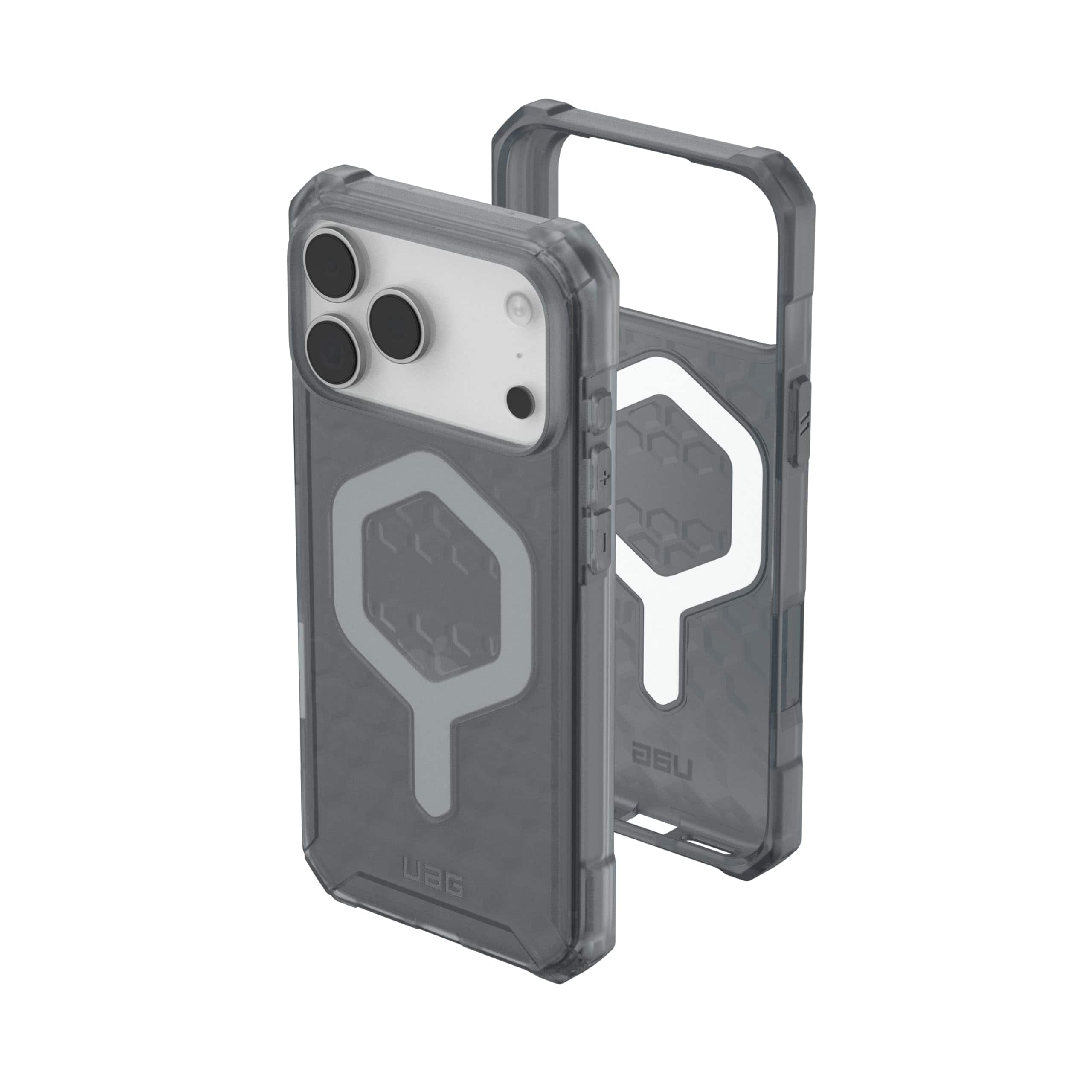 UAG - iPhone 17 Pro Max with MagSafe, Ergonomic Design, Enhanced Corner Protection, Anti-Slip Grip Cover, Essential Armor - Ash