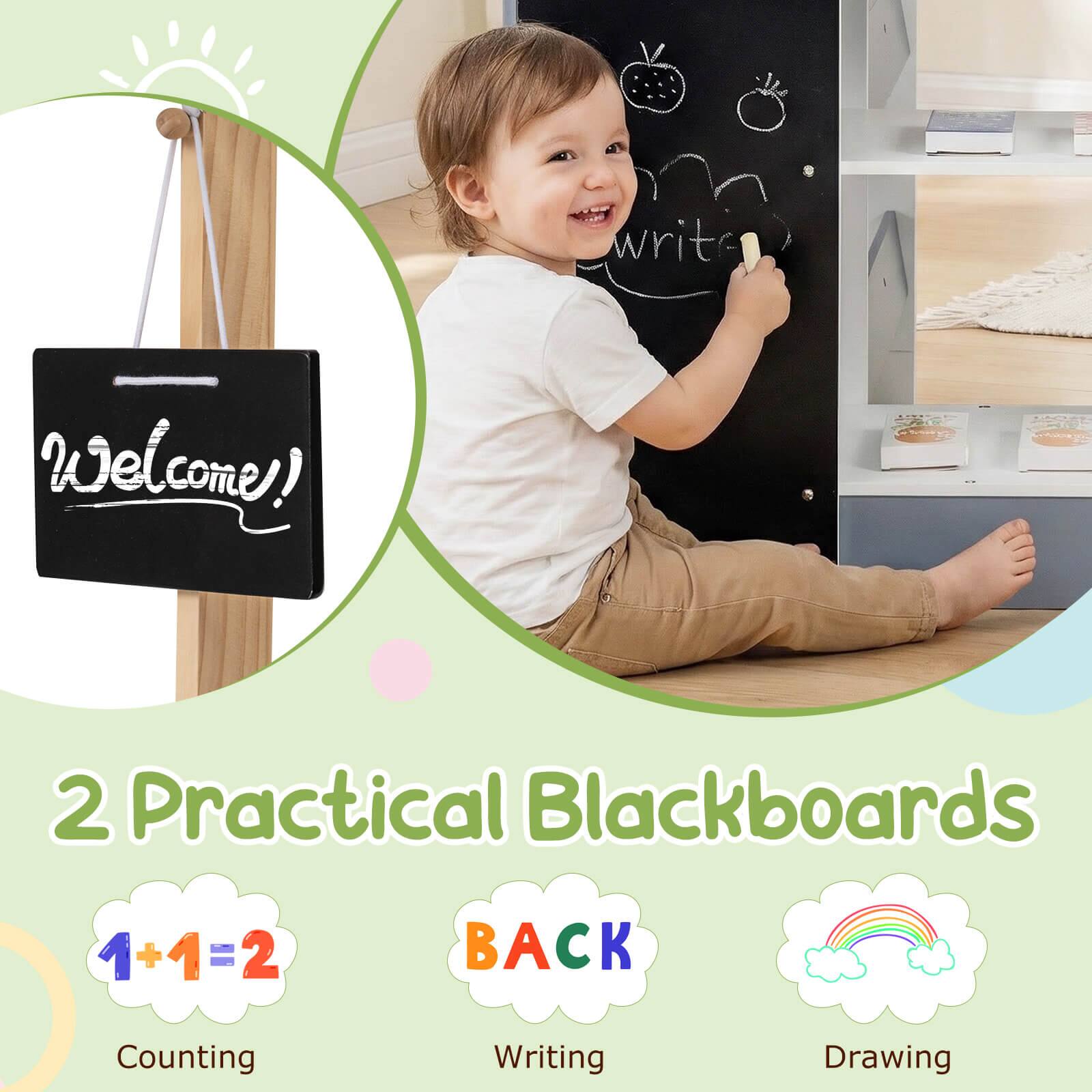 Welcome!  
2 Practical Blackboards  
1+1=2  
Counting  
Writing  
Drawing