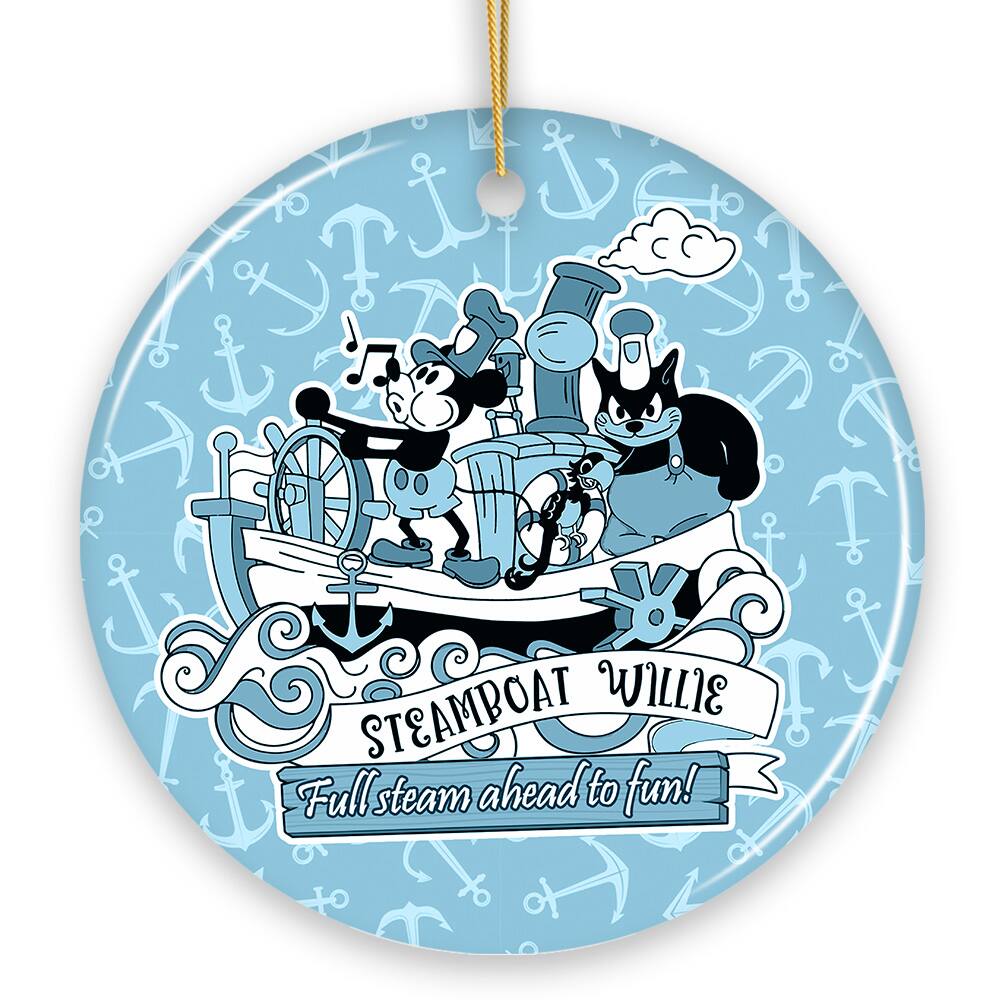 Steamboat Willie  
Full steam ahead to fun!