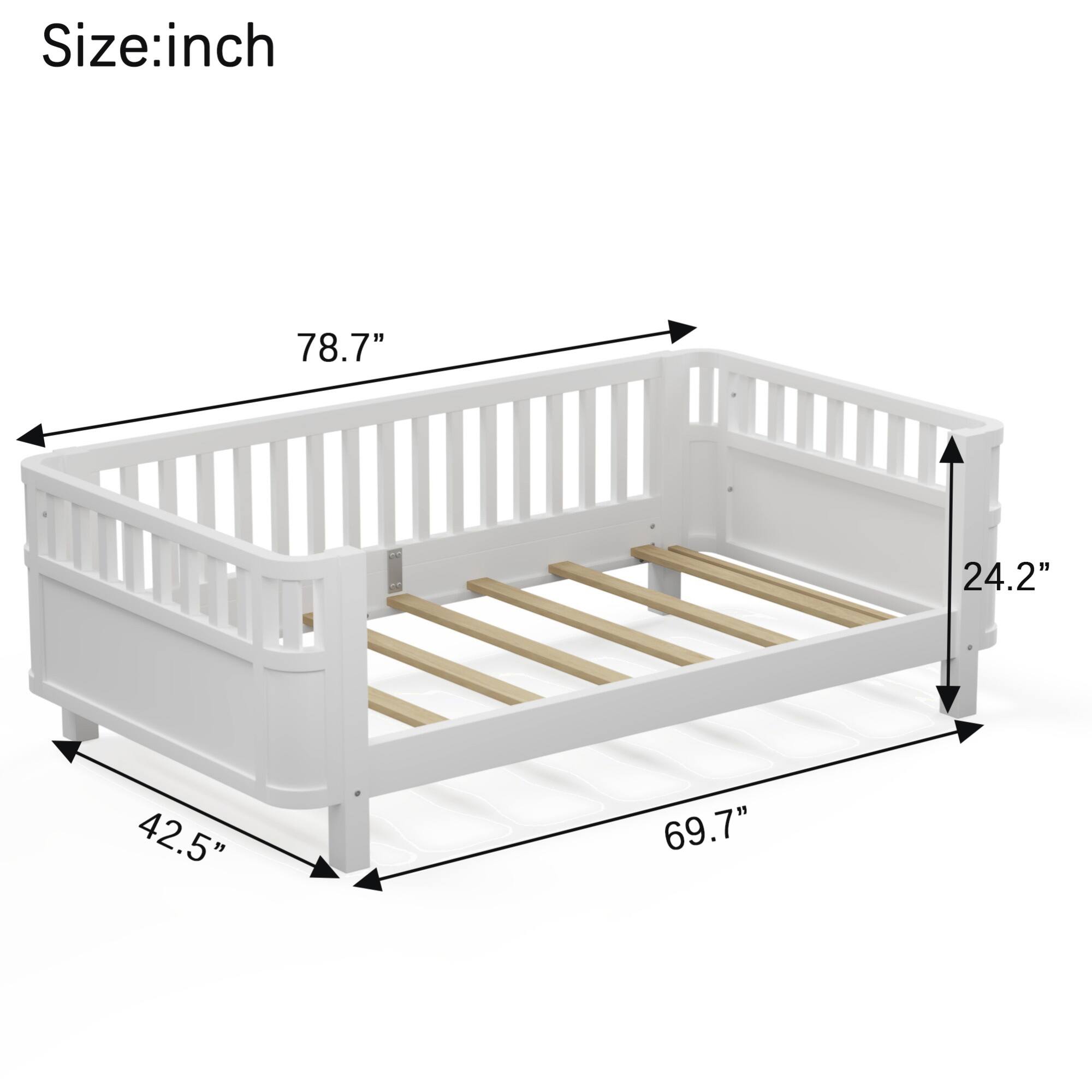 Size: inch  
78.7" 24.2" 42.5" 69.7"