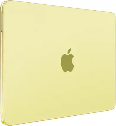 Front. mosiso - For MacBook Neo Case 13 inch 2026 Model A3404, Seamlessly Closes&Fingerprints-Resistant Protective Hard Shell Cover - Citrus Clear.
