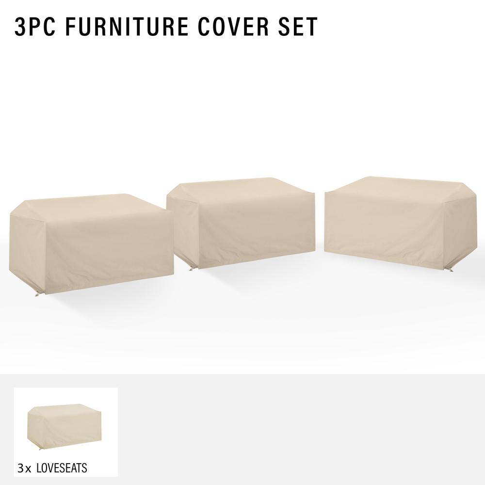3PC FURNITURE COVER SET

3x LOVESEATS