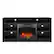 Front. Ameriwood Home - Hendrix 55" TV Stand with Electric Fireplace - Black Oak.