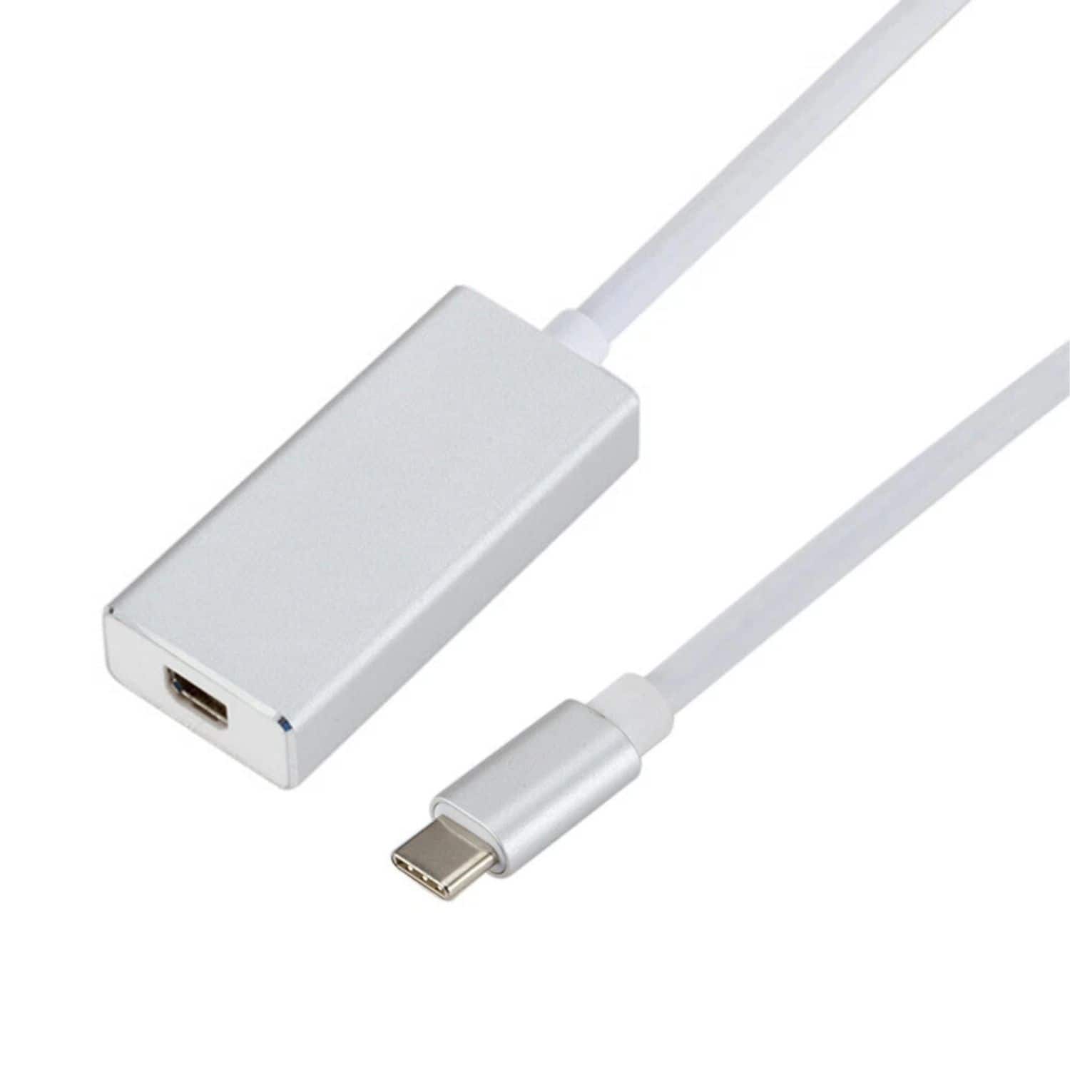 Stock Preferred - USB-C 3.1 to Mini DisplayPort Adapter Cable – 4K Aluminum Video Converter for MacBook Air/Pro & Android Devices