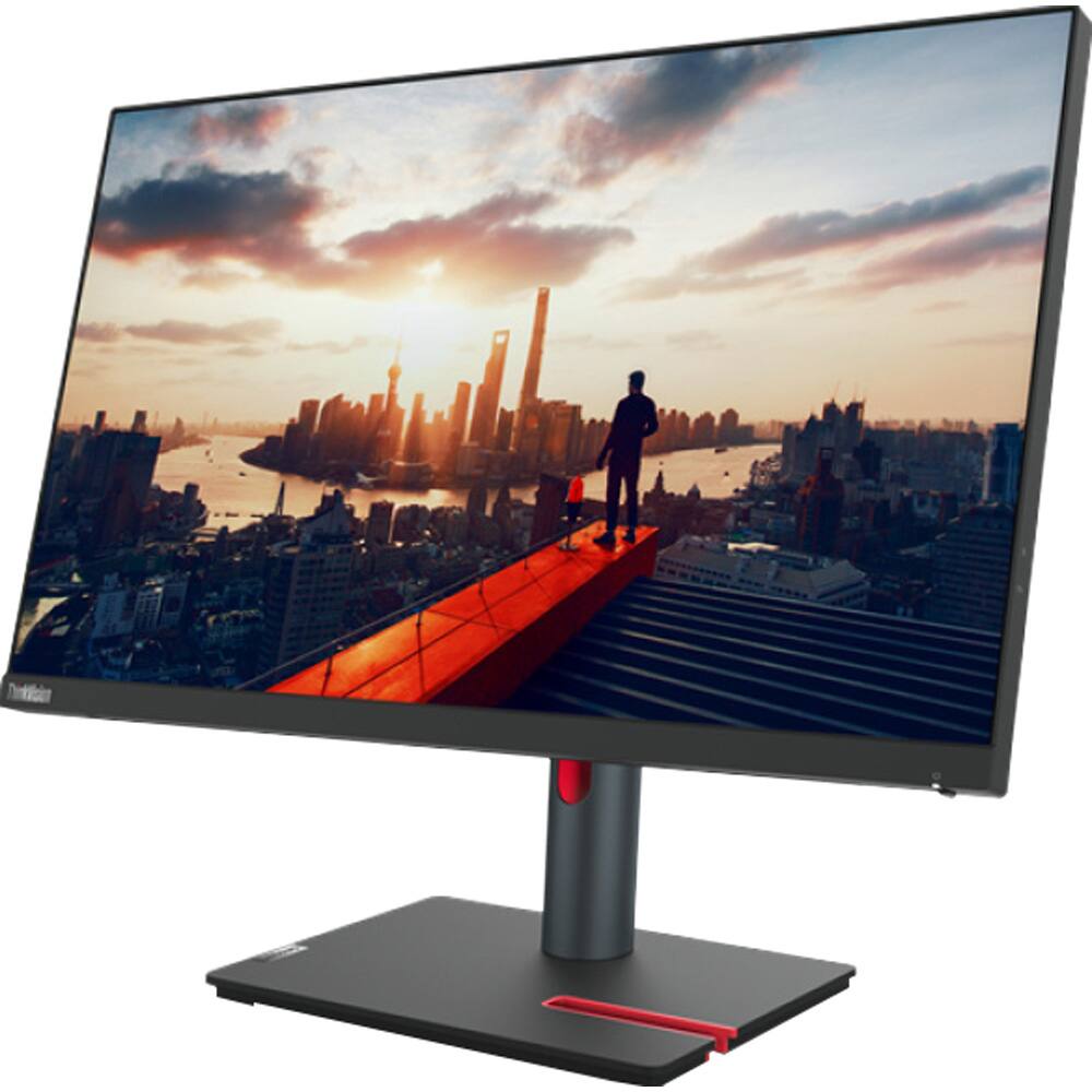 Alt View 1. Lenovo - Lenovo ThinkVision P24h-30 23.8" QHD IPS 60Hz 6ms Monitor - 2560 x 1440 QHD Display @ 60Hz - In-plane Switching (IPS) - Black.