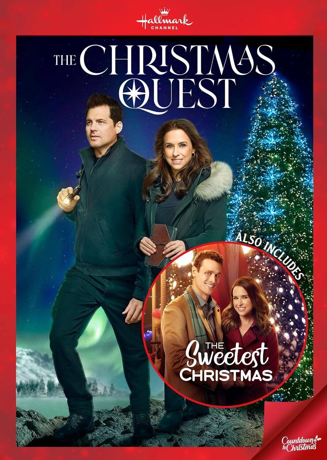 Front. The Christmas Quest / The Sweetest Christmas   - DVD.