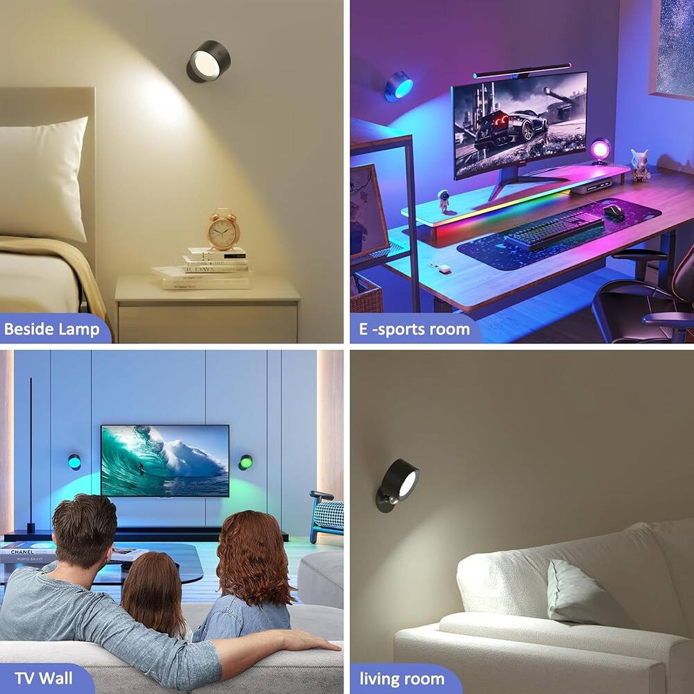 1. Beside Lamp
2. E-sports room
3. TV Wall
4. living room