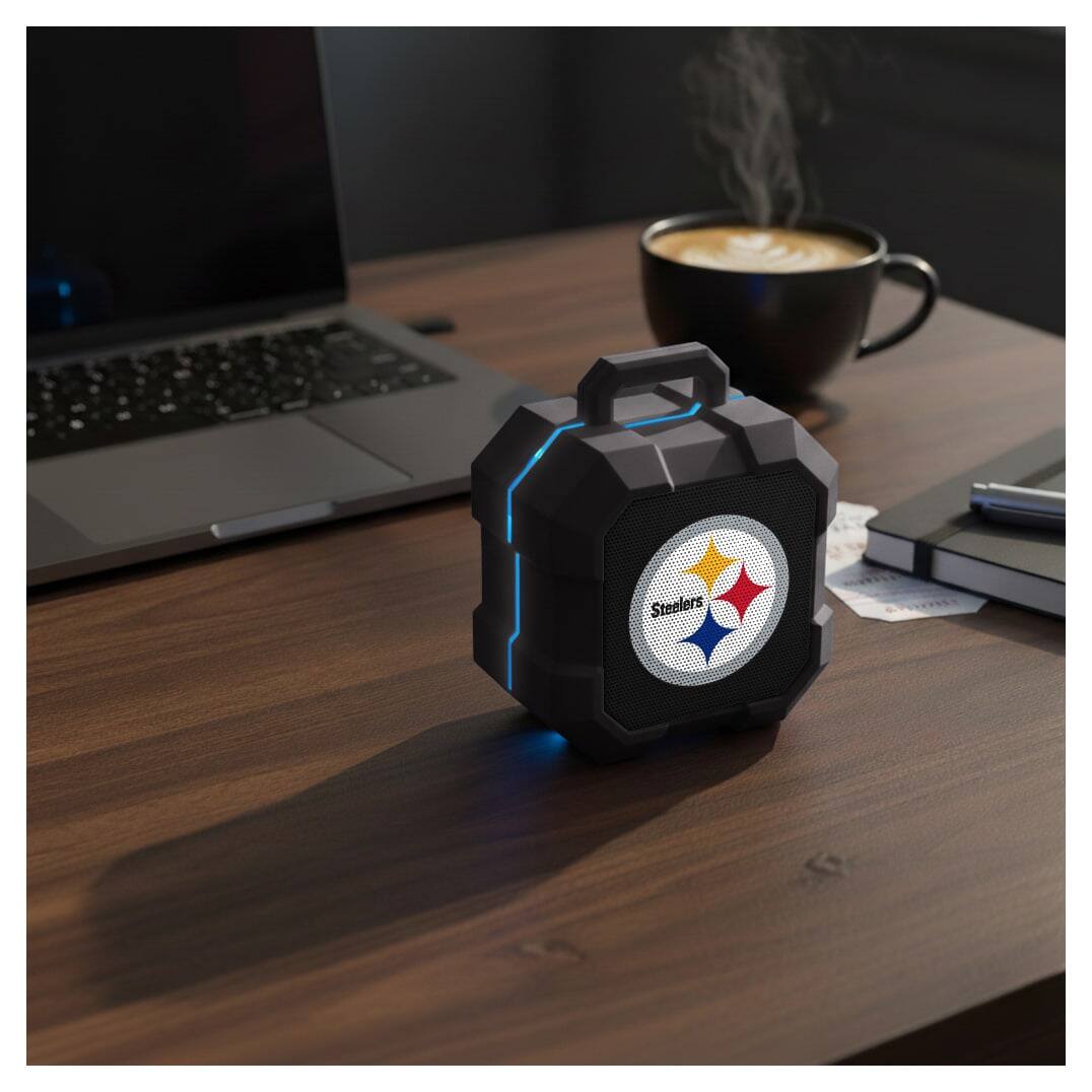 Alt View 1. LDM Company - Pittsburgh Steelers Bluetooth Tailgate Speaker - Multicolor.