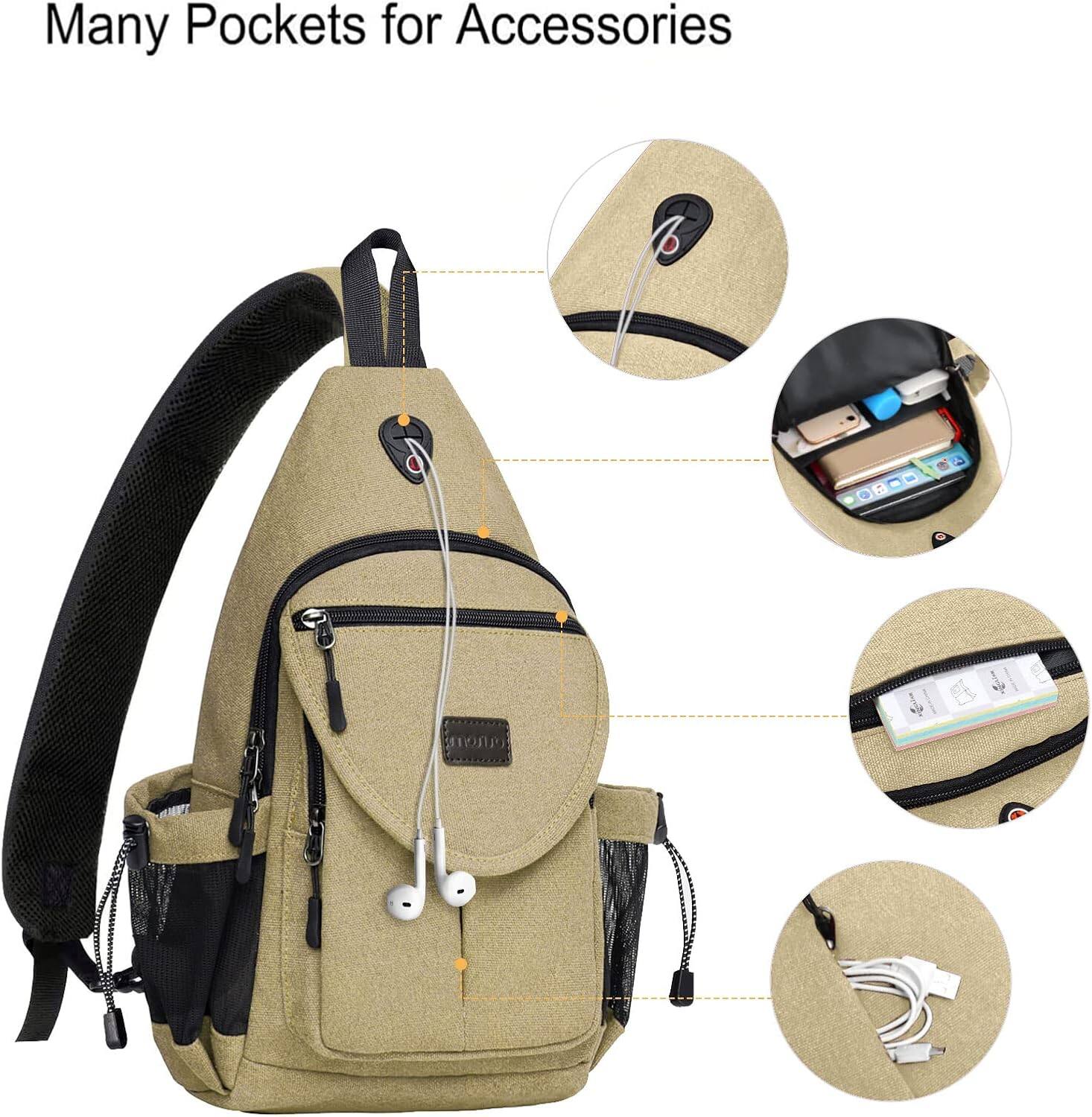Many Pockets for Accessories