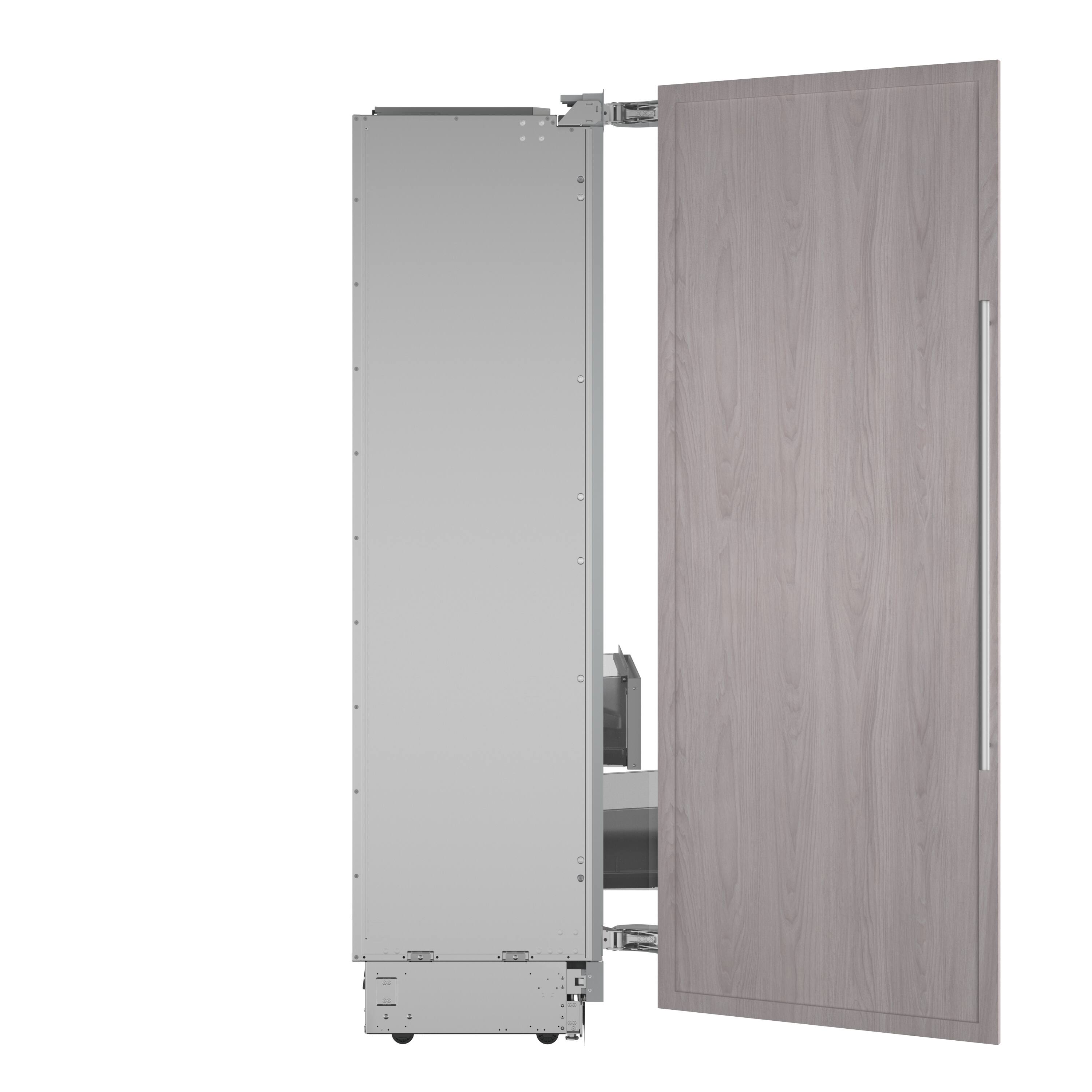 Alt View 3. Thermador - Freedom Collection 18.2 Cu. Ft. Automatic Defrost Smart Built-in Upright Freezer with Internal Ice Maker - Custom Panel Ready.