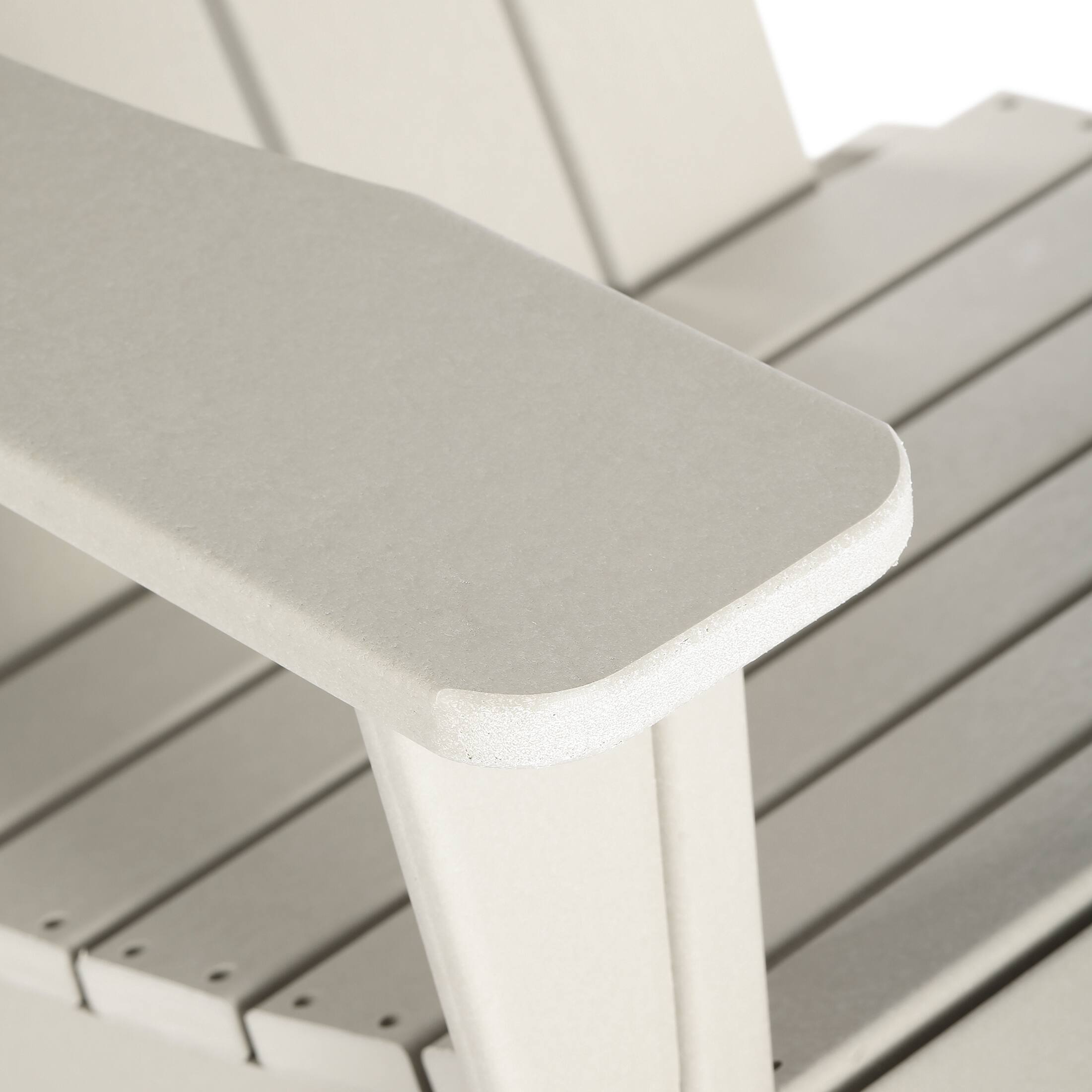 Alt View 6. WestinTrends - WestinTrends Malibu Outdoor / Patio Poly Adirondack rocking chair - Sand.