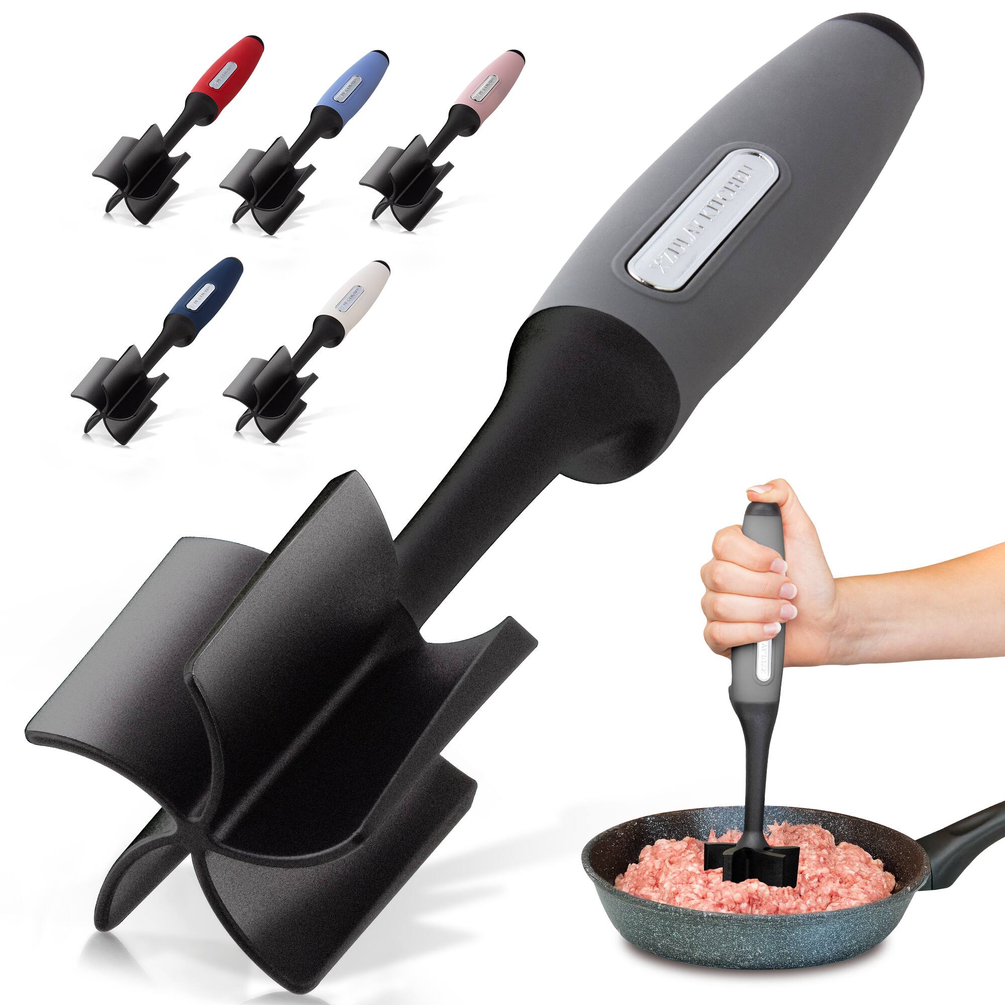 Zulay Kitchen - 5-Blade Meat Chopper, Pinwheel Design Ground Meat Masher with Comfortable Grip - Gray price history on PriceWatchPro