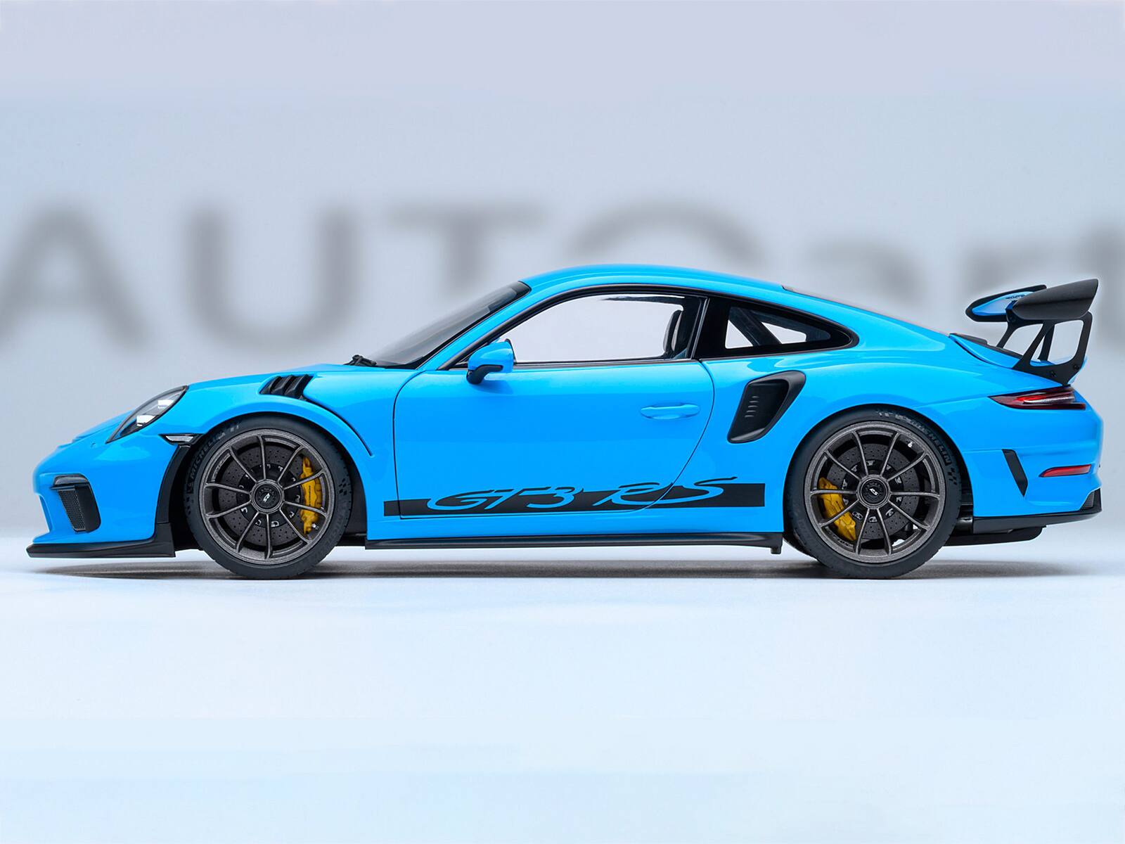 Alt View 7. Autoart - Porsche 911 (991.2) GT3 RS Riviera Blue 1/18 Model Car by Autoart.