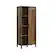 Front. Sauder - Pine Sliding 2-Door Storage Cabinet - Brown.