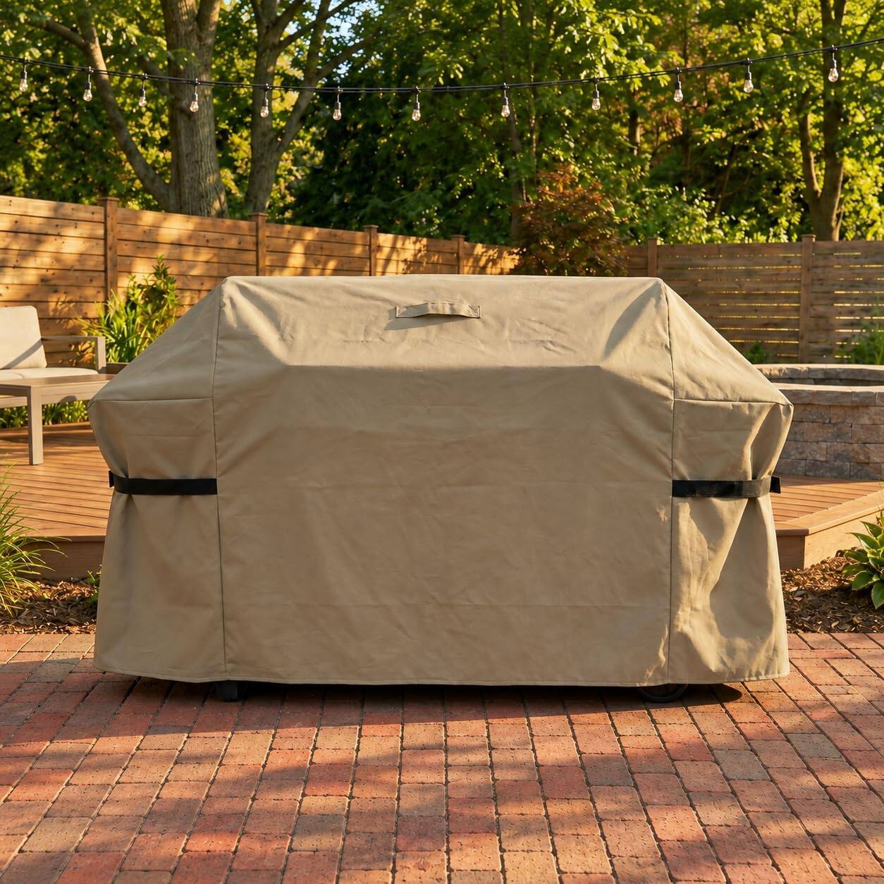 KHOMO GEAR Grill Cover 64 Inch Waterproof, Heavy Duty BBQ Gas Grill ...