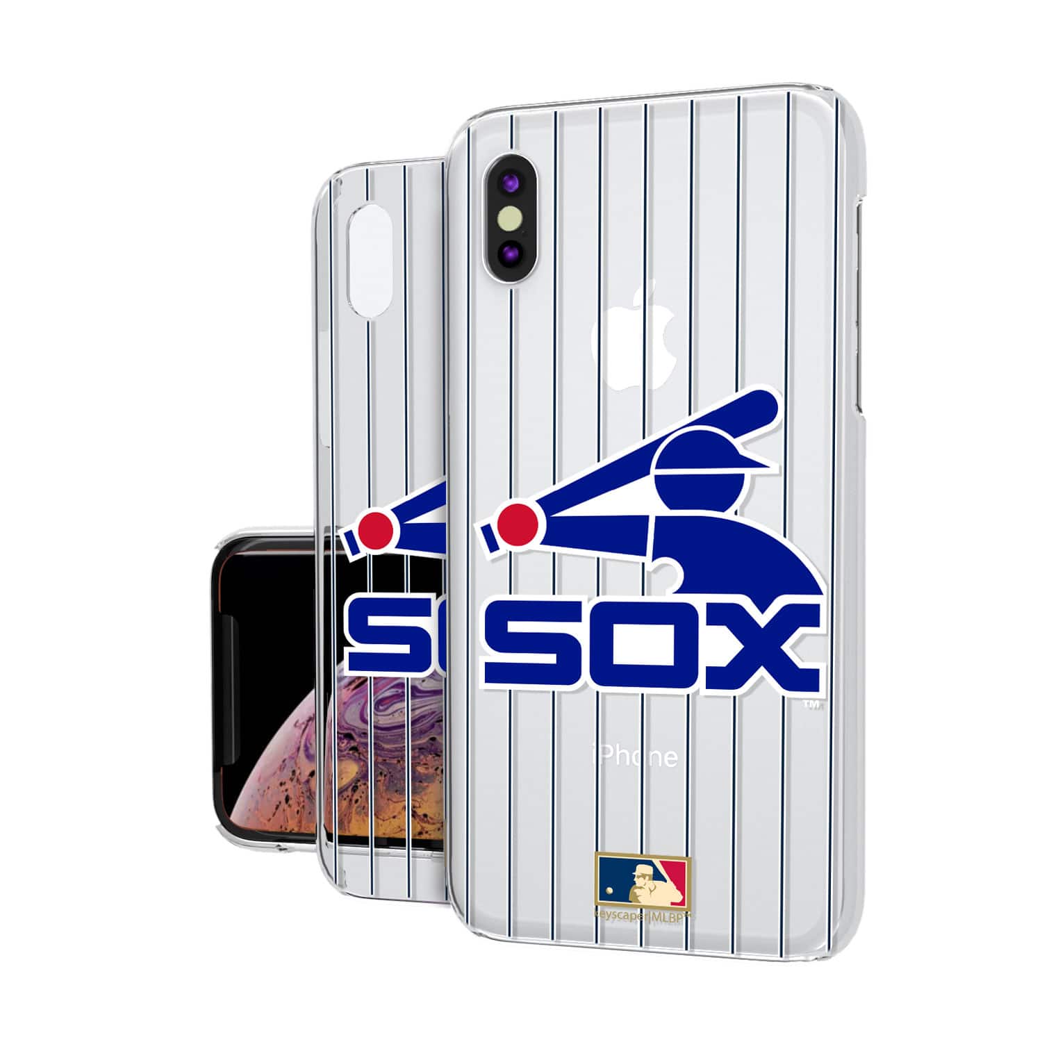 Keyscaper - MLB - Chicago White Sox Cooperstown iPhone Clear Case - 16 Pro - Multicolor