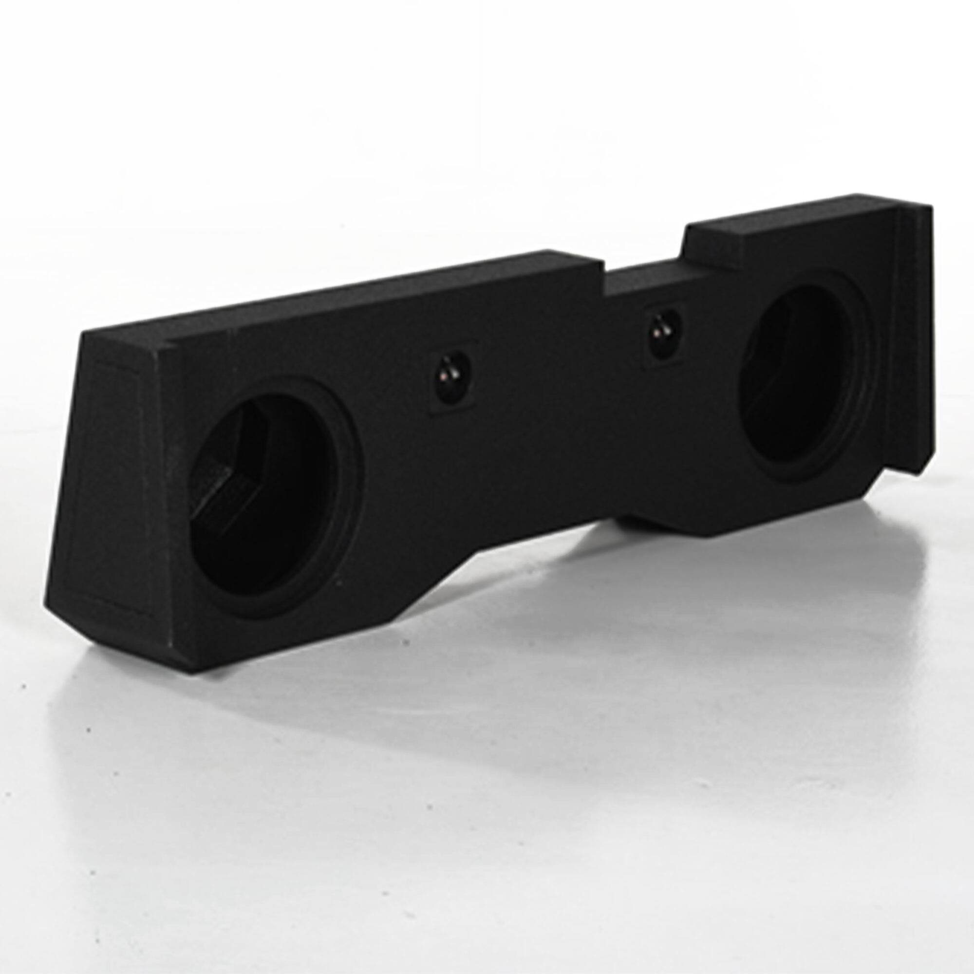 Alt View 10. QPower - QPower Dual 12" Q Bomb Subwoofer Box for GMC/Chevy 14-16 4-Door Crew Cab Trucks - Black.