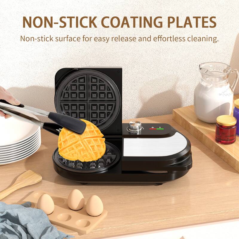 NON-STICK COATING PLATES  
Non-stick surface for easy release and effortless cleaning.