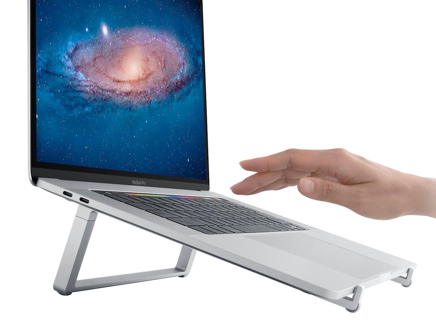 Alt View 14. Rain Design - Rain Design mBar Pro Foldable Laptop Stand - Silver.