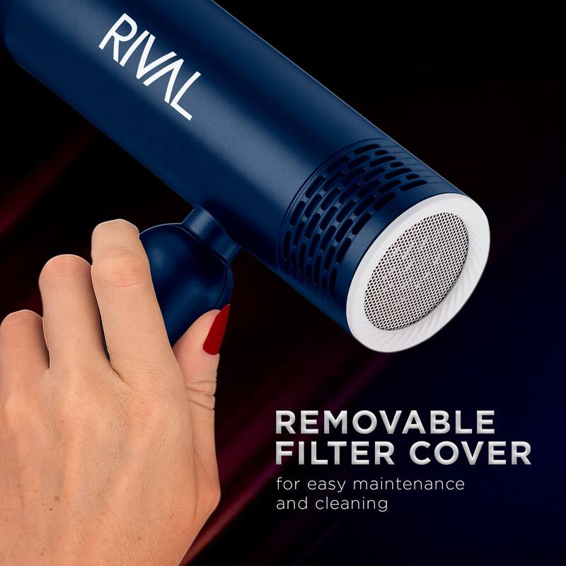 RIVAL REMOVABLE FILTER COVER for easy maintenance and cleaning