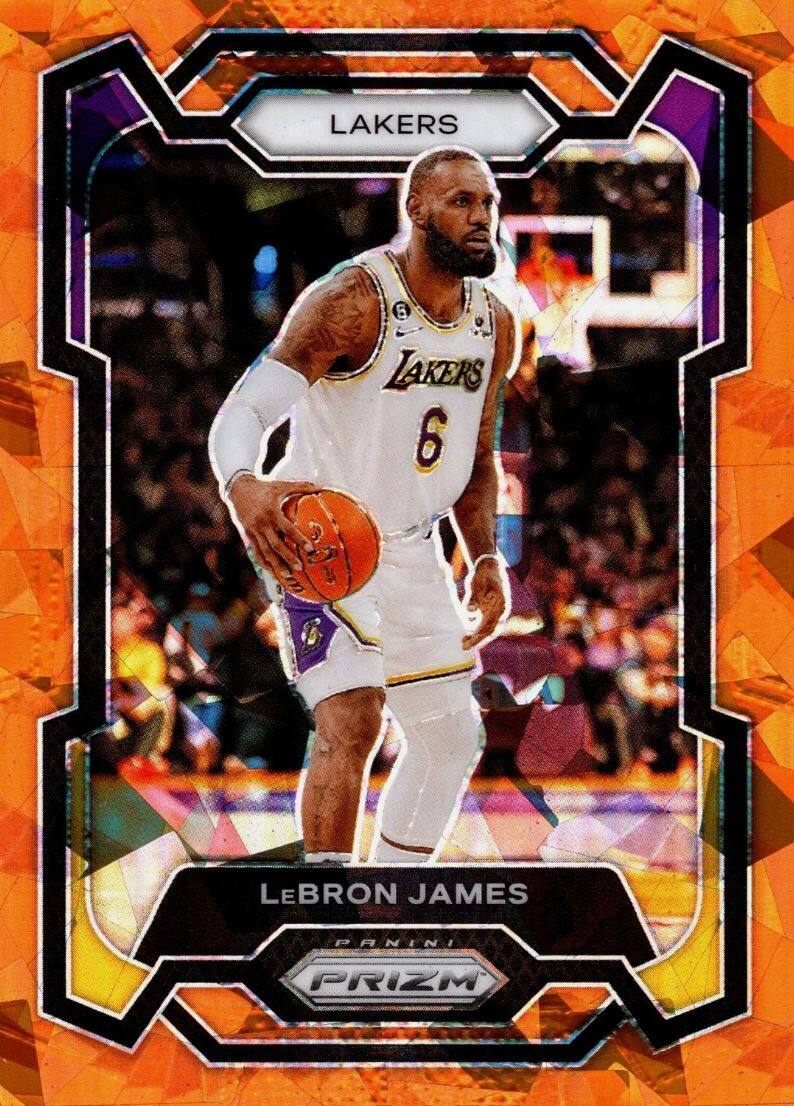 LAKERS  
6  
LEBRON JAMES  
PANINI PRIZM