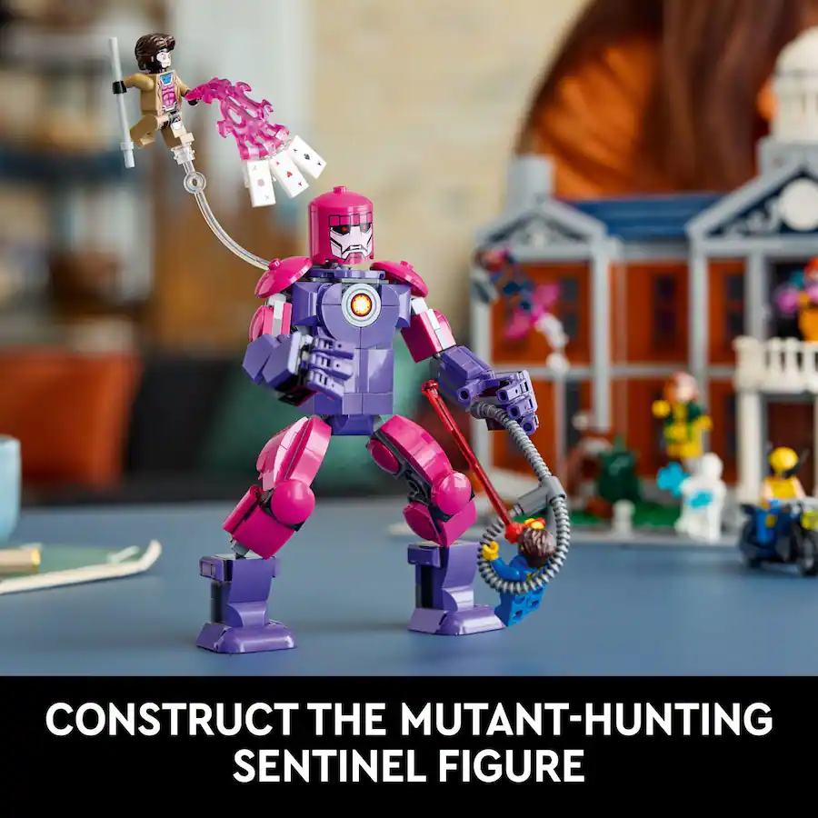 Sentinel Construct LEGO Marvel X Men The X Mansion Building Set 76294 6471533 - Best Buy