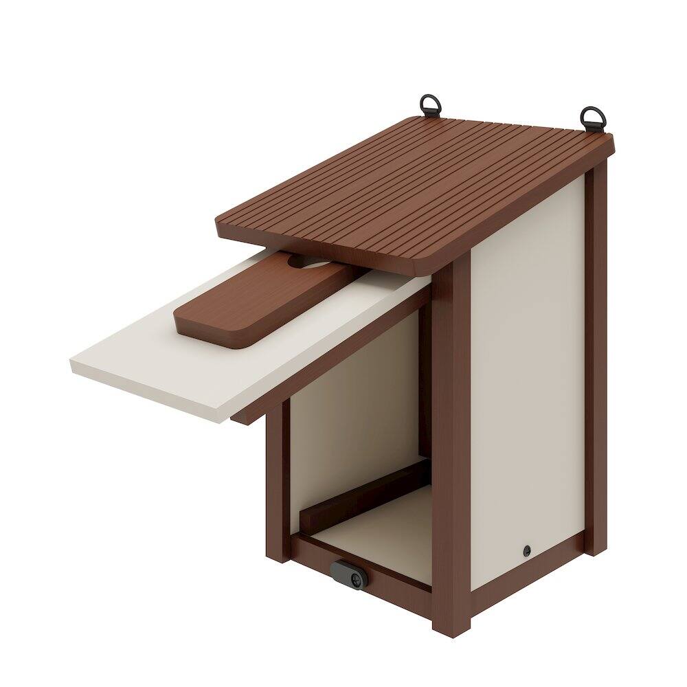 Alt View 1. New Age Pet - ECOFLEX Feathered Friends Beak Bungalow Bird House - Large - RHBBB44-09L.