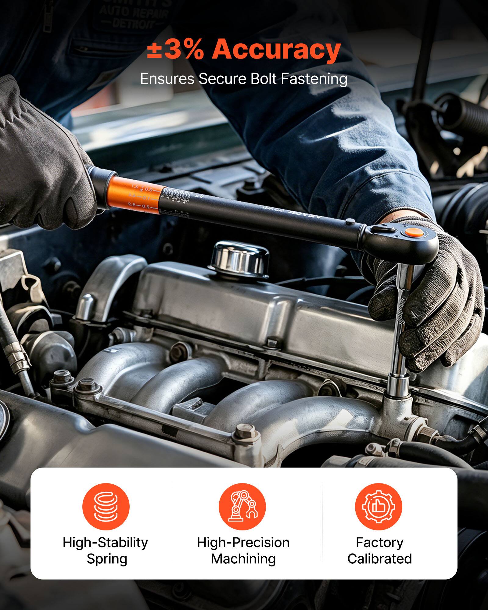 AUTO REPAIR DETROIT

±3% Accuracy Ensures Secure Bolt Fastening

CE -00 0I 0OE

High-Stability High-Precision Spring Machining Factory Calibrated