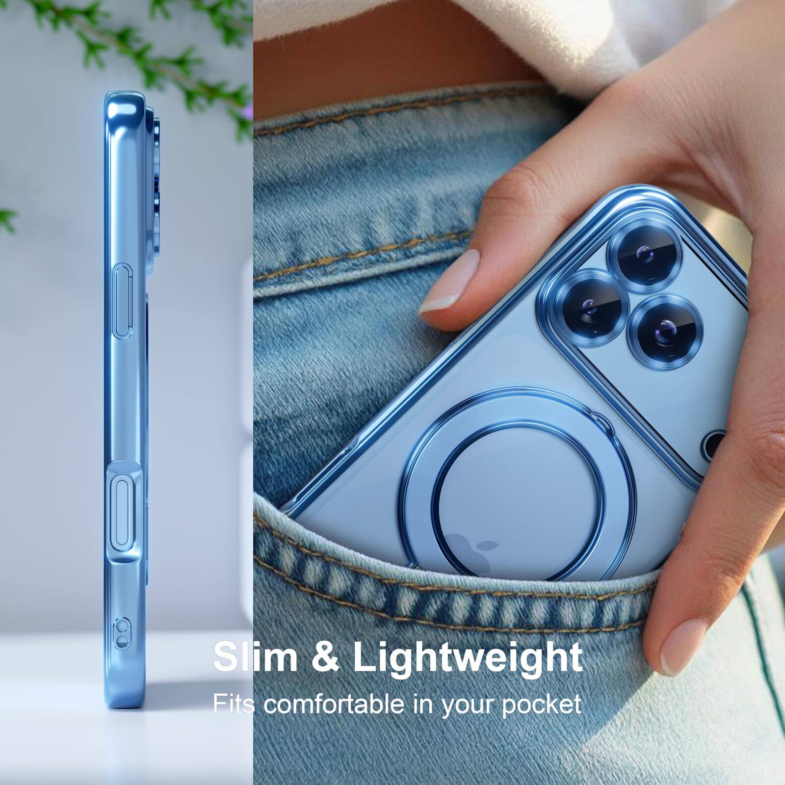 Slim & Lightweight  
Fits comfortably in your pocket