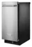 Alt View 12. KitchenAid - 15" 22.8-Lb. Built-In Icemaker - Stainless Steel.