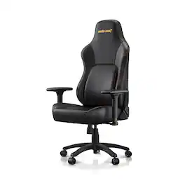 AndaSeat - Phantom 4 Series Ergonomic Office Gaming Chair, Royal Black - Black&Gold
