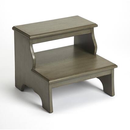 Front. Butler Specialty - Melrose Step Stool - Gray.