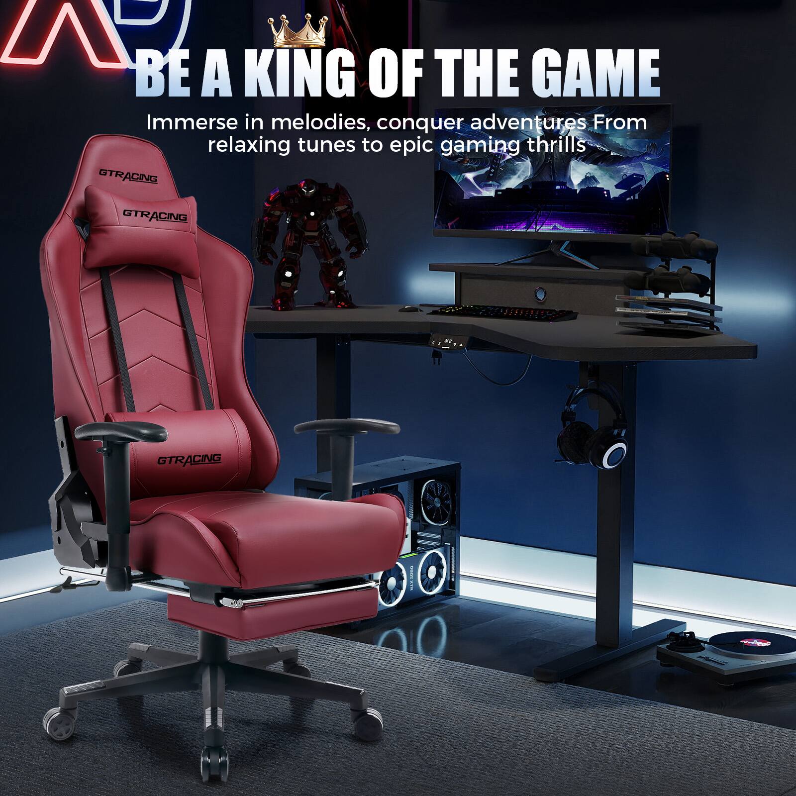 BE A KING OF THE GAME

Immerse in melodies, conquer adventures From relaxing tunes to epic gaming thrills