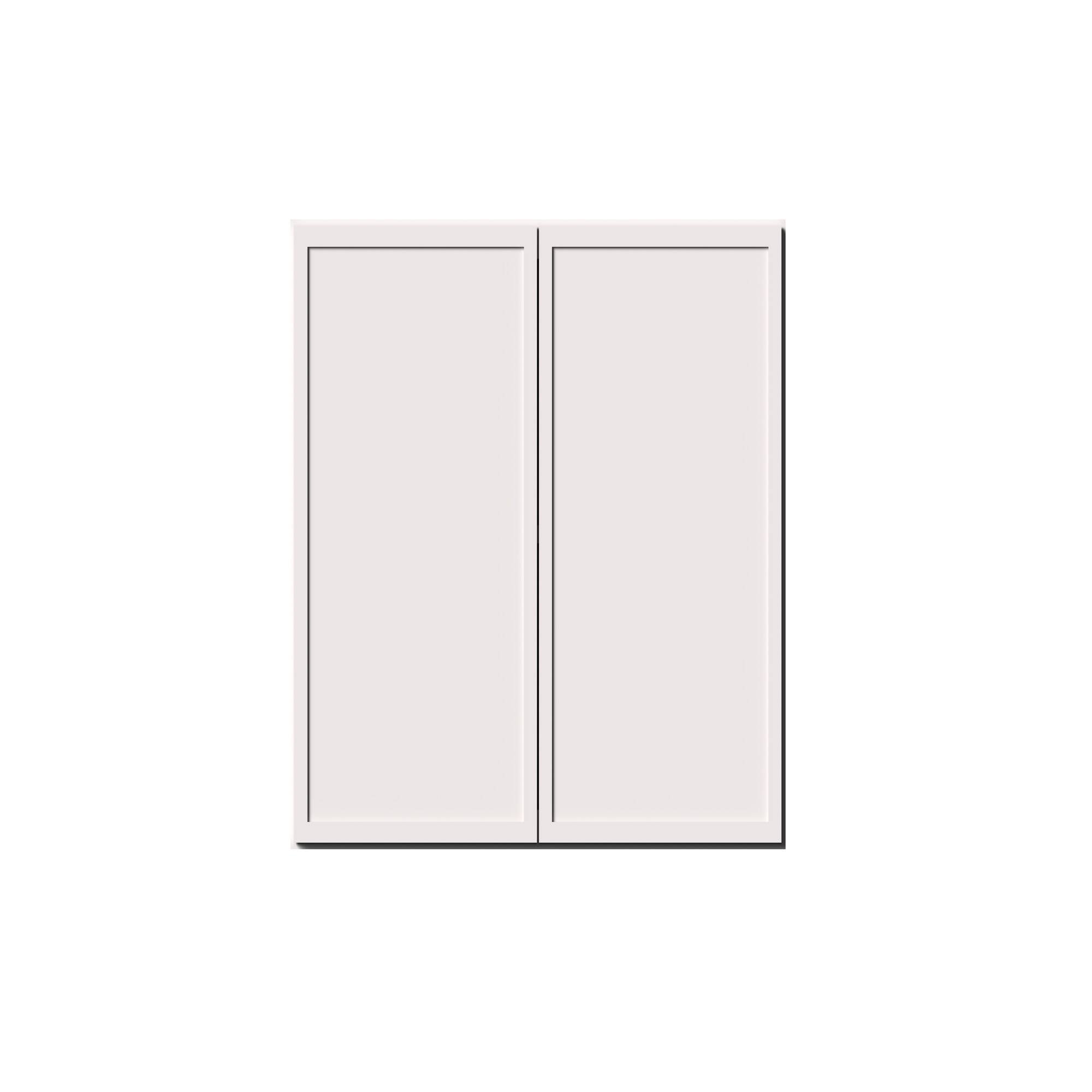 Alt View 1. Boyel Living - 30-in W x 24-in H x 12-in D Slim Shaker RTA Kitchen Wall Cabinet with Soft-Close - Snow White.