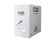 C2G. A brand of Legrand
C2G CE TAA Cat6 CMR Riser Unshielded 550MHz 1000ft