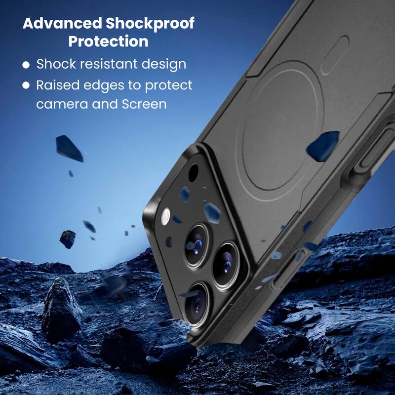 Advanced Shockproof Protection

- Shock resistant design
- Raised edges to protect camera and screen